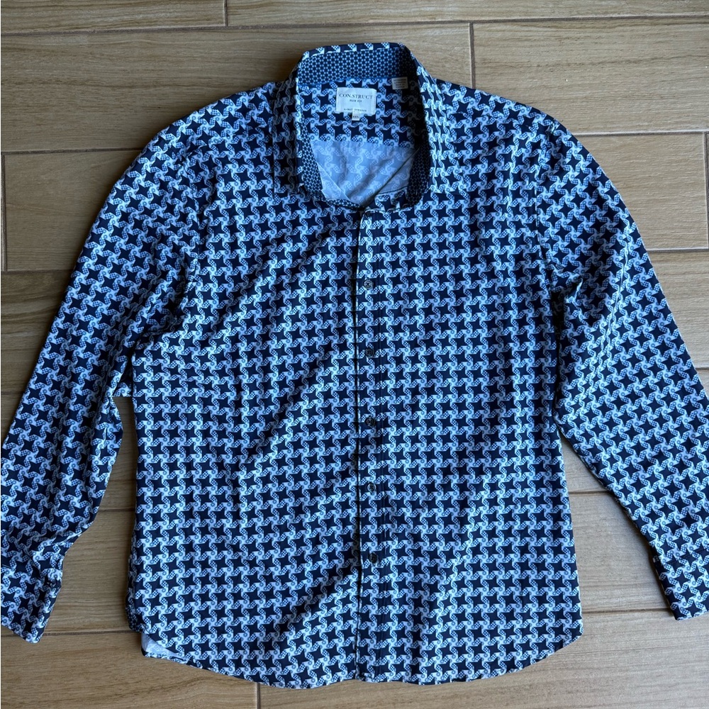 NEW Con.struct Slim fit Long sleeve shirt
